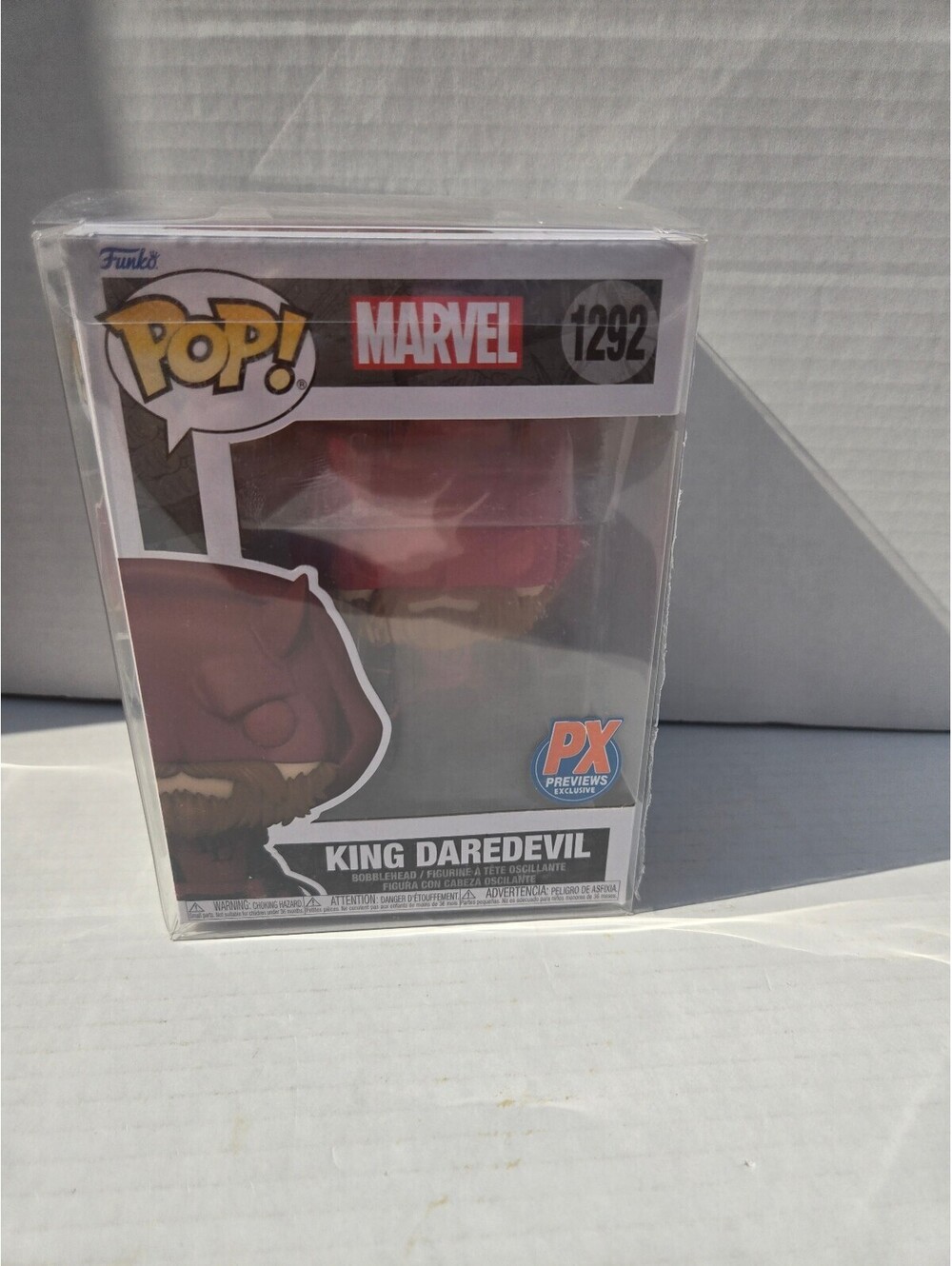 Funko Pop! Marvel King Daredevil #1292 Collectible Figure - Very Good Condition